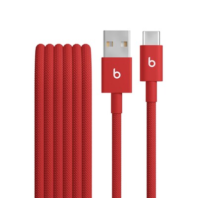 Image of Beats USB-A zu USB-C gewebtes Kabel 1.5 m Rapid Red
