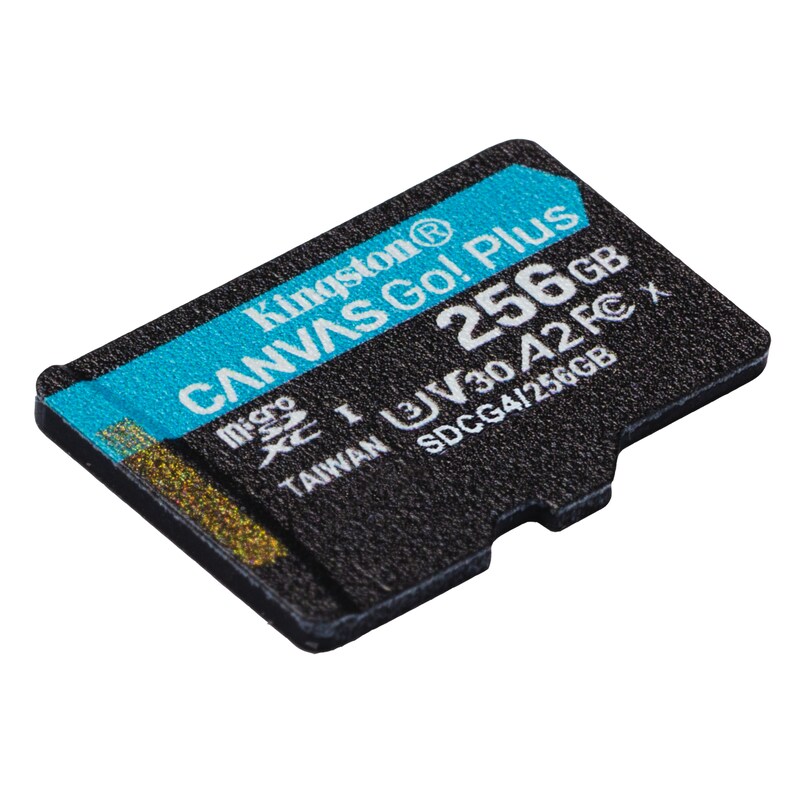 16 256 günstig Kaufen-Kingston Canvas Go! Plus Gen4 256GB microSDXC Speicherkarte (200 MB/s, A2 U3). Kingston Canvas Go! Plus Gen4 256GB microSDXC Speicherkarte (200 MB/s, A2 U3) <![CDATA[• microSDXC-Speicherkarte mit 256 GB • Lesen bis zu 200 MB/s • Schreiben bis zu 160 MB/s]