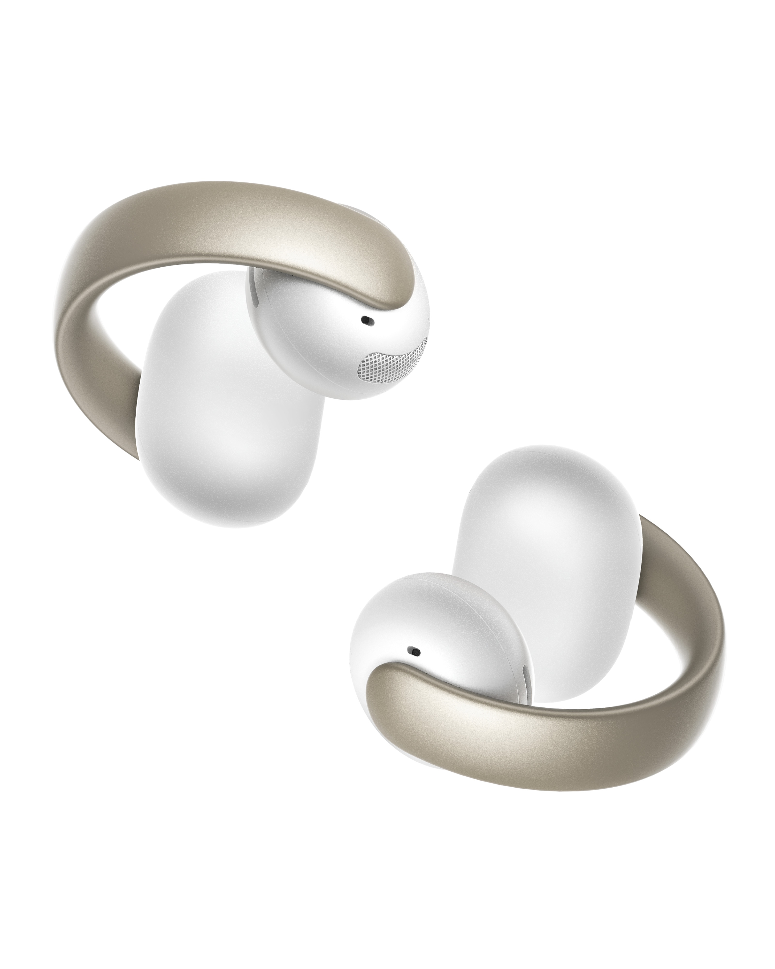 soundcore AeroClip Open-Ear Clip-On Earbuds True Wireless Bluetooth-Kopfhörer weiß