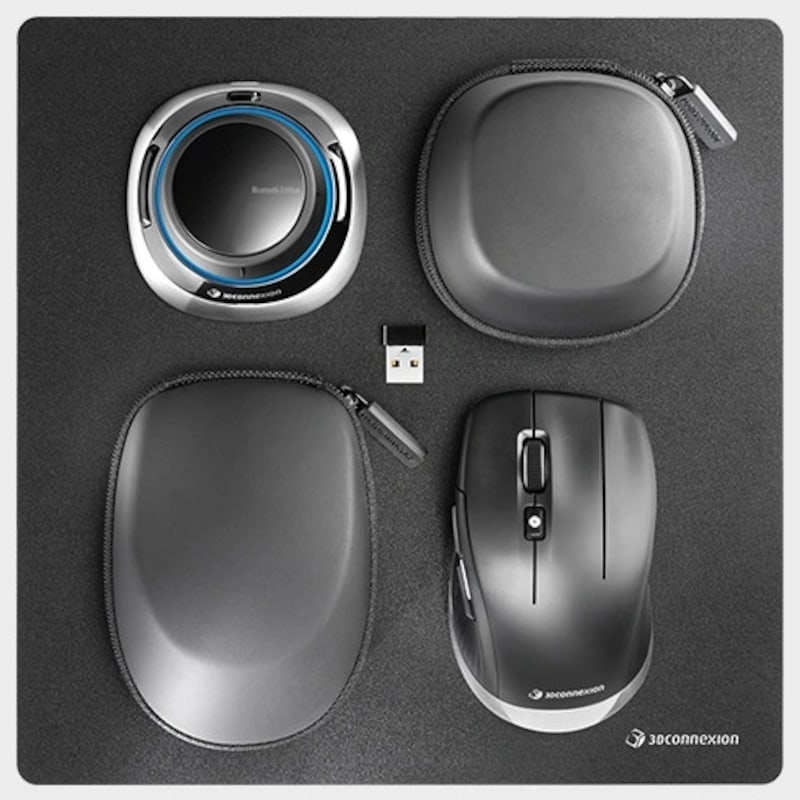 Maus ergonomisch günstig Kaufen-3Dconnexion SpaceMouse Wireless Lit 2 3D-Navigations Maus 3DX-700136. 3Dconnexion SpaceMouse Wireless Lit 2 3D-Navigations Maus 3DX-700136 <![CDATA[• Set aus ergonomischer Maus und 3D-SpaceMouse • kabellos, universal-Receiver im Lieferumfang • Sensortechn