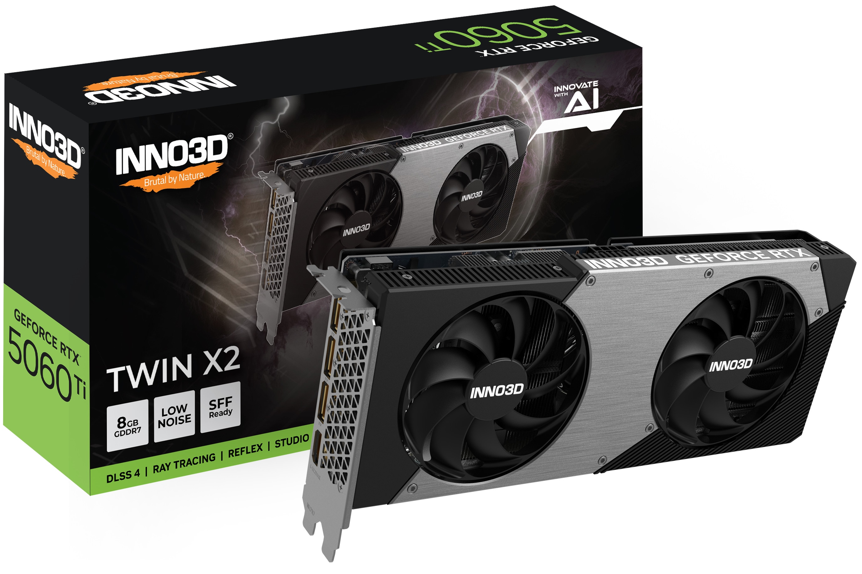INNO3D GeForce RTX 5060 Ti Twin X2 8GB Grafikkarte DP/HDMI