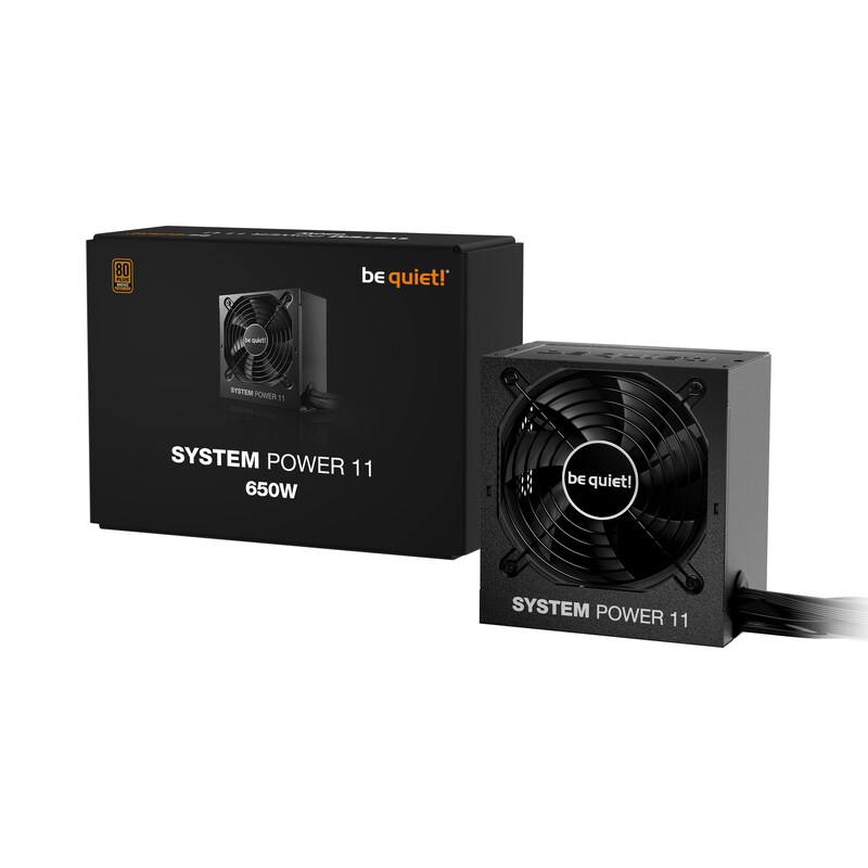 US Stecker günstig Kaufen-be quiet! SYSTEM POWER 11 650 Watt Netzteil 80+ Bronze ATX 3.1 PCIe 5.1. be quiet! SYSTEM POWER 11 650 Watt Netzteil 80+ Bronze ATX 3.1 PCIe 5.1 <![CDATA[• ATX 3.1 Netzteil mit 650 W Leistung • bis zu 3 PCIe 6+2-Steckern für aktuelle und Next-Gen-GPUs • Z