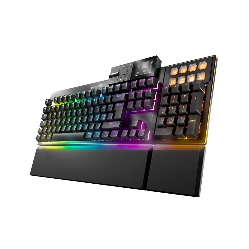 um den günstig Kaufen-Be quiet! DARK MOUNT SILENT TACTILE Kabelgebundene Gaming Tastatur schwarz. Be quiet! DARK MOUNT SILENT TACTILE Kabelgebundene Gaming Tastatur schwarz <![CDATA[• kabelgebundene Tastatur • Hot-swap-fähiger Nummernblock und Media Dock • Tastaturlayout: Deut