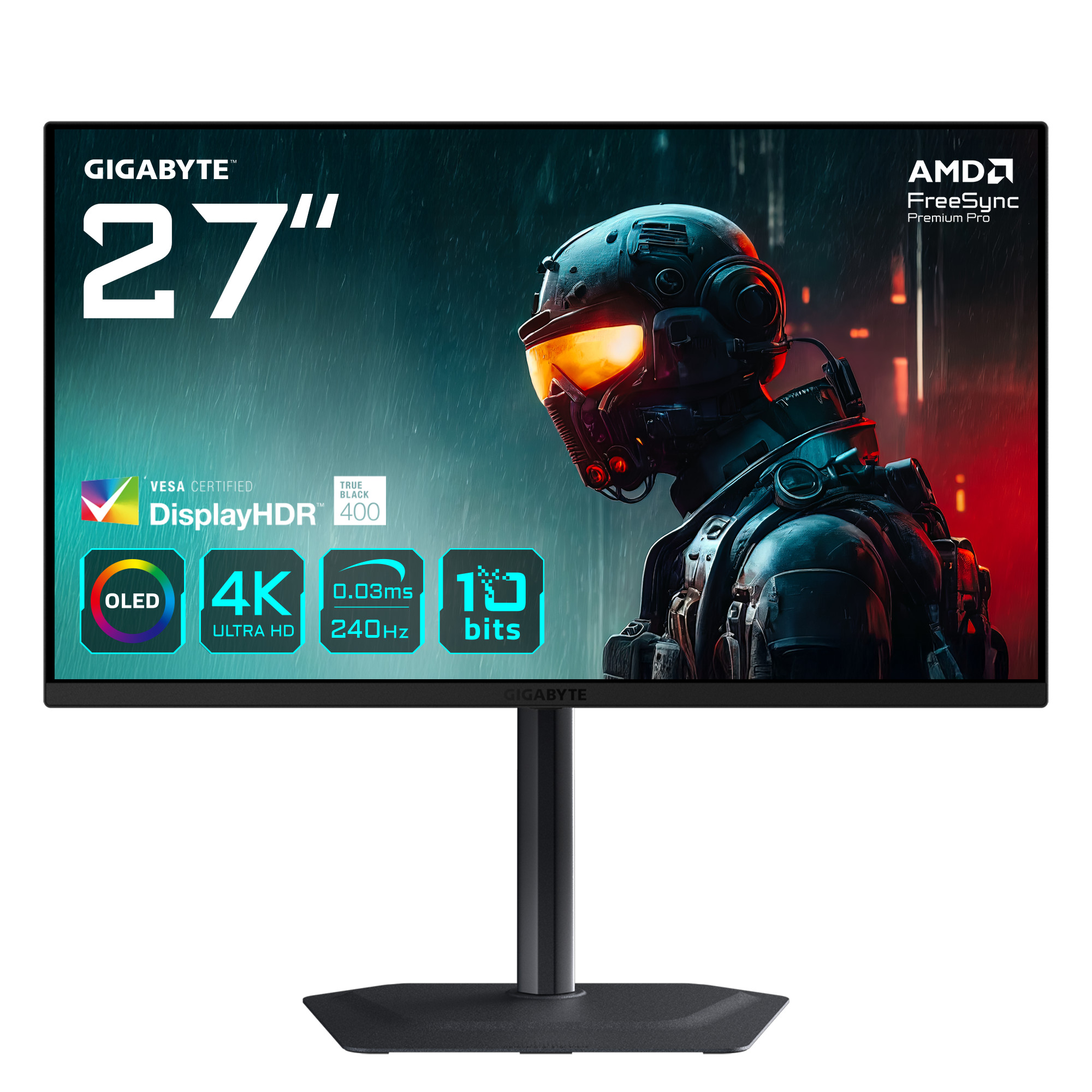 GIGABYTE MO27U2 27 Zoll 4K (UHD) OLED Panel 16:9 240 Hz Gaming Monitor
