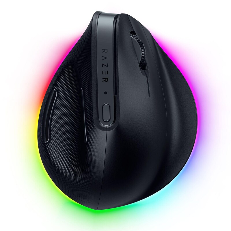 Maus ergonomisch günstig Kaufen-Razer Pro Click V2 Vertical Edition Schwarz - Vertikale ergonomische kabellose Maus für Rechtshänder. Razer Pro Click V2 Vertical Edition Schwarz - Vertikale ergonomische kabellose Maus für Rechtshänder <![CDATA[• Anwendungsbereich: Ga