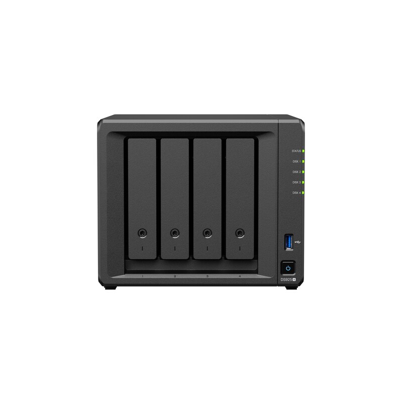 Station und günstig Kaufen-Synology Diskstation DS925+ NAS System 4-Bay. Synology Diskstation DS925+ NAS System 4-Bay <![CDATA[• 2,2 GHz AMD Ryzen V1500B Quad-Core-Prozessor • 4GB DDR4 ECC RAM, 2 RAM-Steckplätze, bis 32GB möglich • 4x 2,5