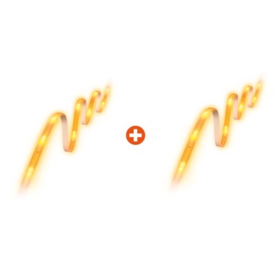 WiZ LED Lightstrip Tunable White & Color 4m, kürzbar, Doppelpack