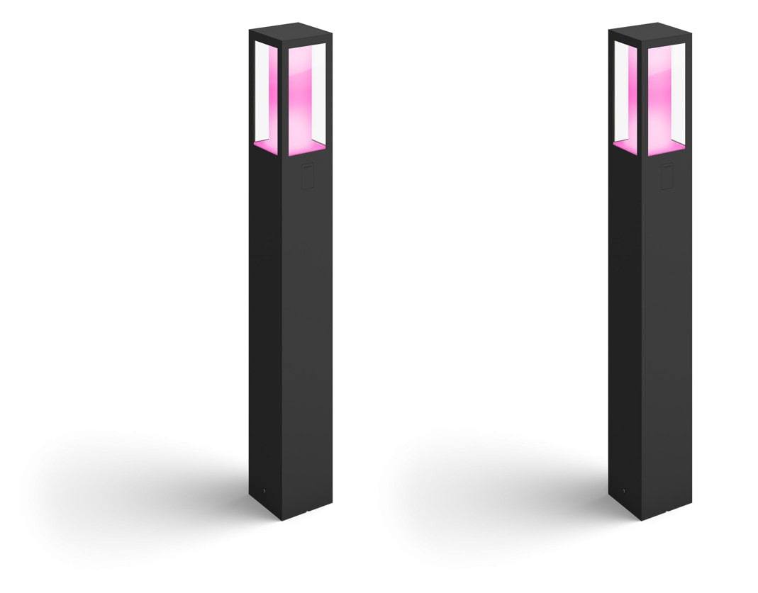 Philips Hue White & Color Ambiance Impress Wegeleuchte + Hue Outdoor Sensor Ky01-19R+Ky01-1Rd - Bild 13