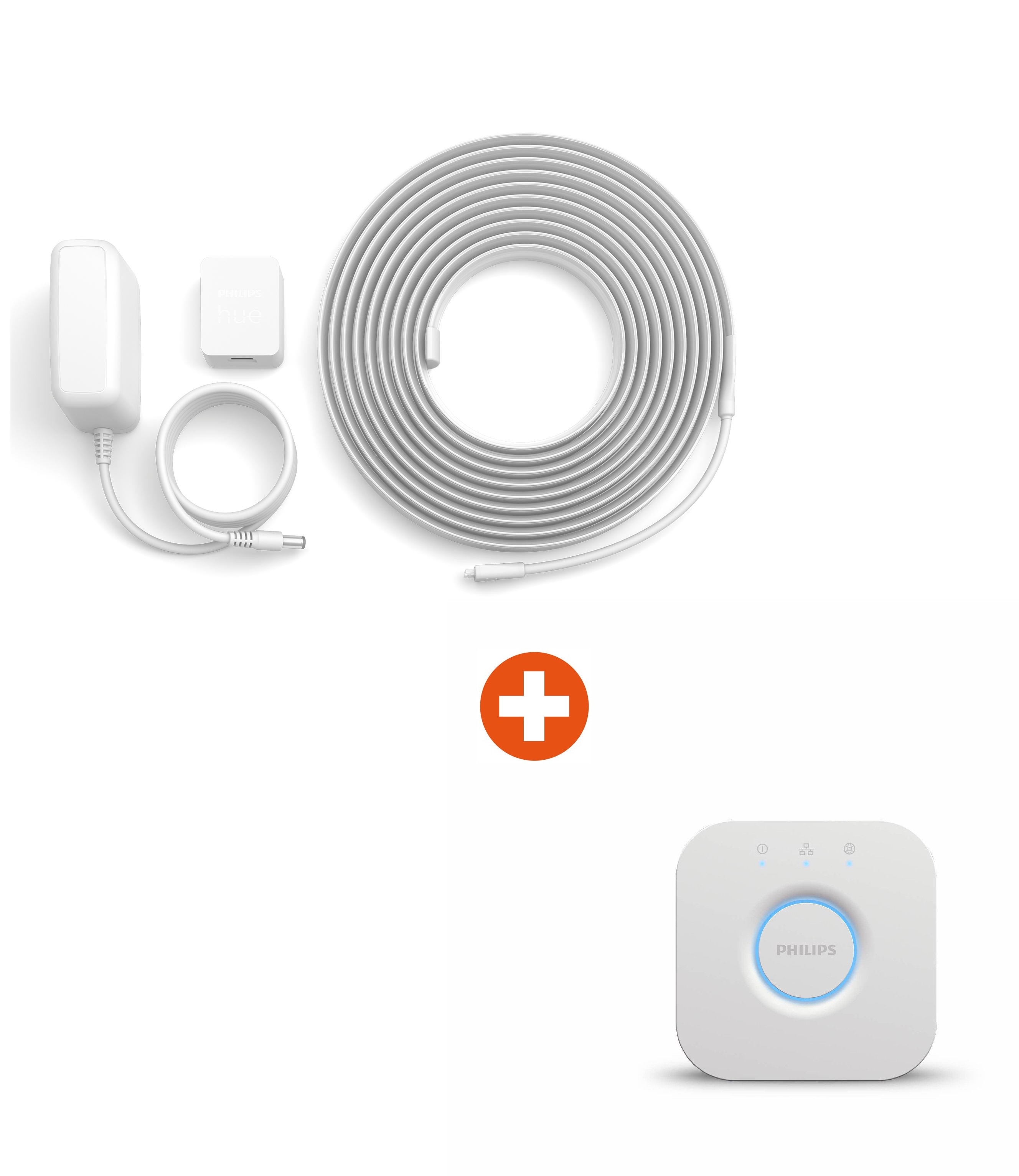 Philips Hue Lightstrip Solo 5m LED Streifen Basis Set RGBWW Bluetooth Netzteil N - Bild 7