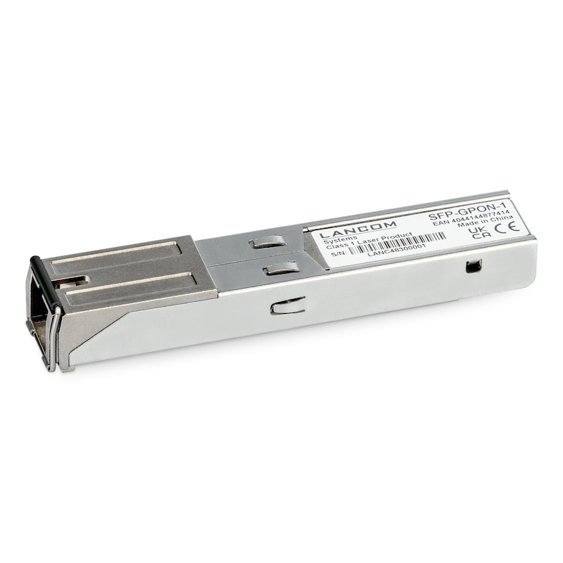 Lancom günstig Kaufen-Lancom SFP-GPON-1 - SFP (Mini-GBIC)-Transceiver-Modul - 1GbE. Lancom SFP-GPON-1 - SFP (Mini-GBIC)-Transceiver-Modul - 1GbE <![CDATA[• Standard - GPON G.984.2 ONT • Unterstützt 9/125 µm, Simplex SC/APC-Transceiver • Wellenlänge 1310nm • Bis zu 1000 Mbit/s,