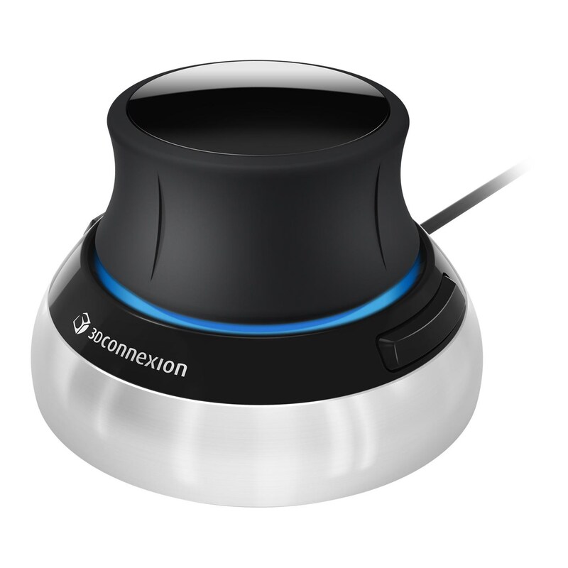 3Dconnexion Spacemouse Kompakt® - Usb 3D Navigations Maus Für Windows & Macos Schwarz/Silber 3Dx-700059