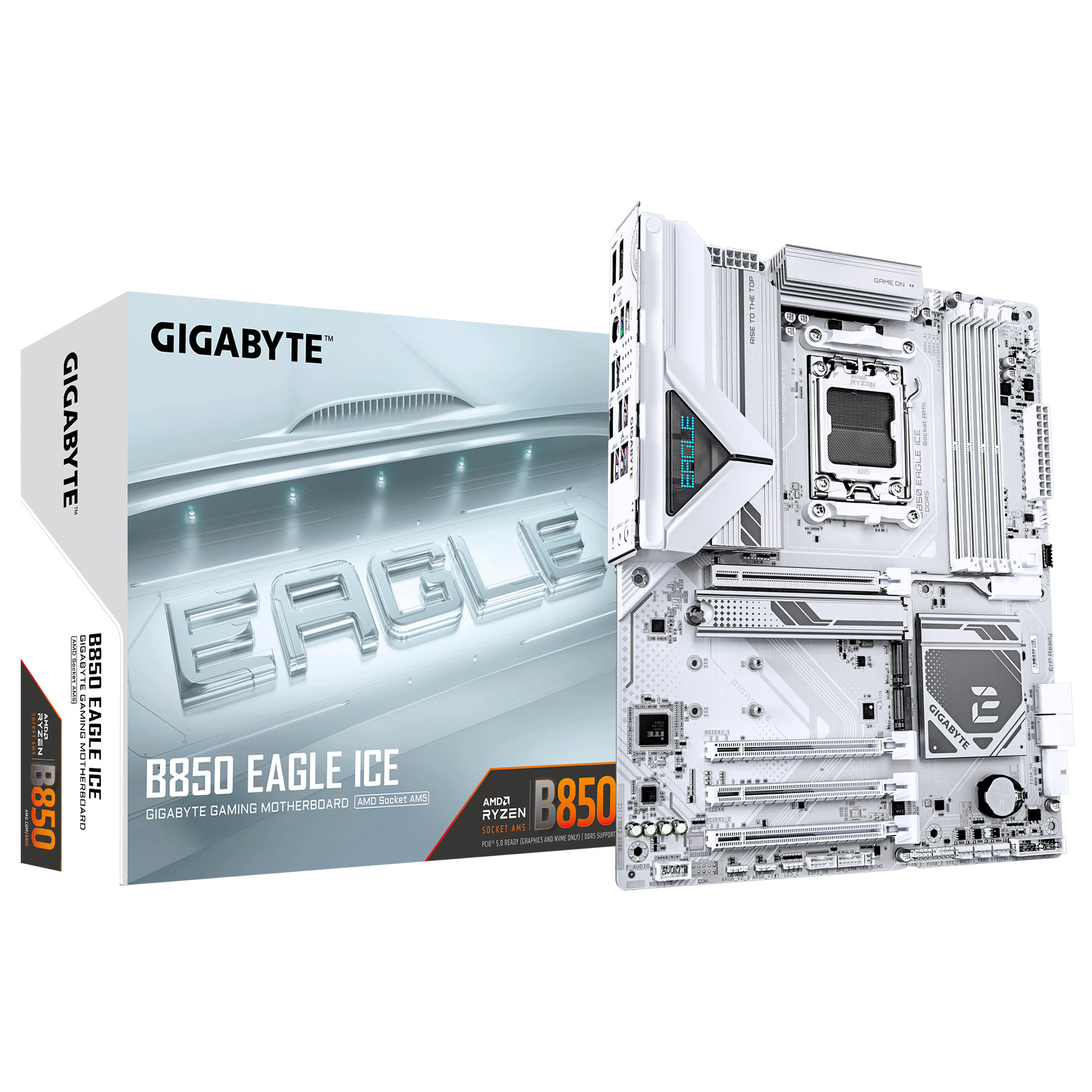 GIGABYTE B850 EAGLE ICE Mainboard - AMD B850 - AMD AM5 - DDR5 RAM - ATX - Bild 6