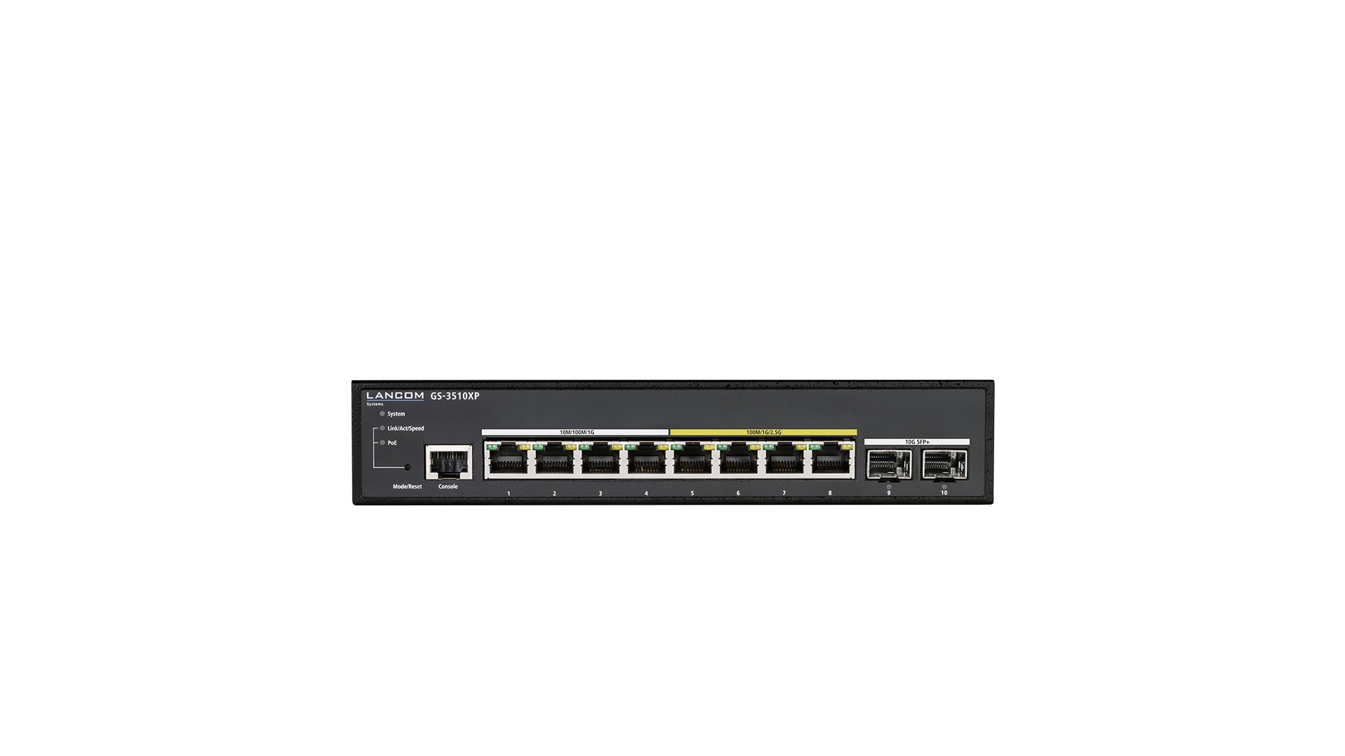 R&S LANCOM GS-3510 Desktop Gigabit Managed Switch 8x RJ-45 2x SFP+ 130W PoE+