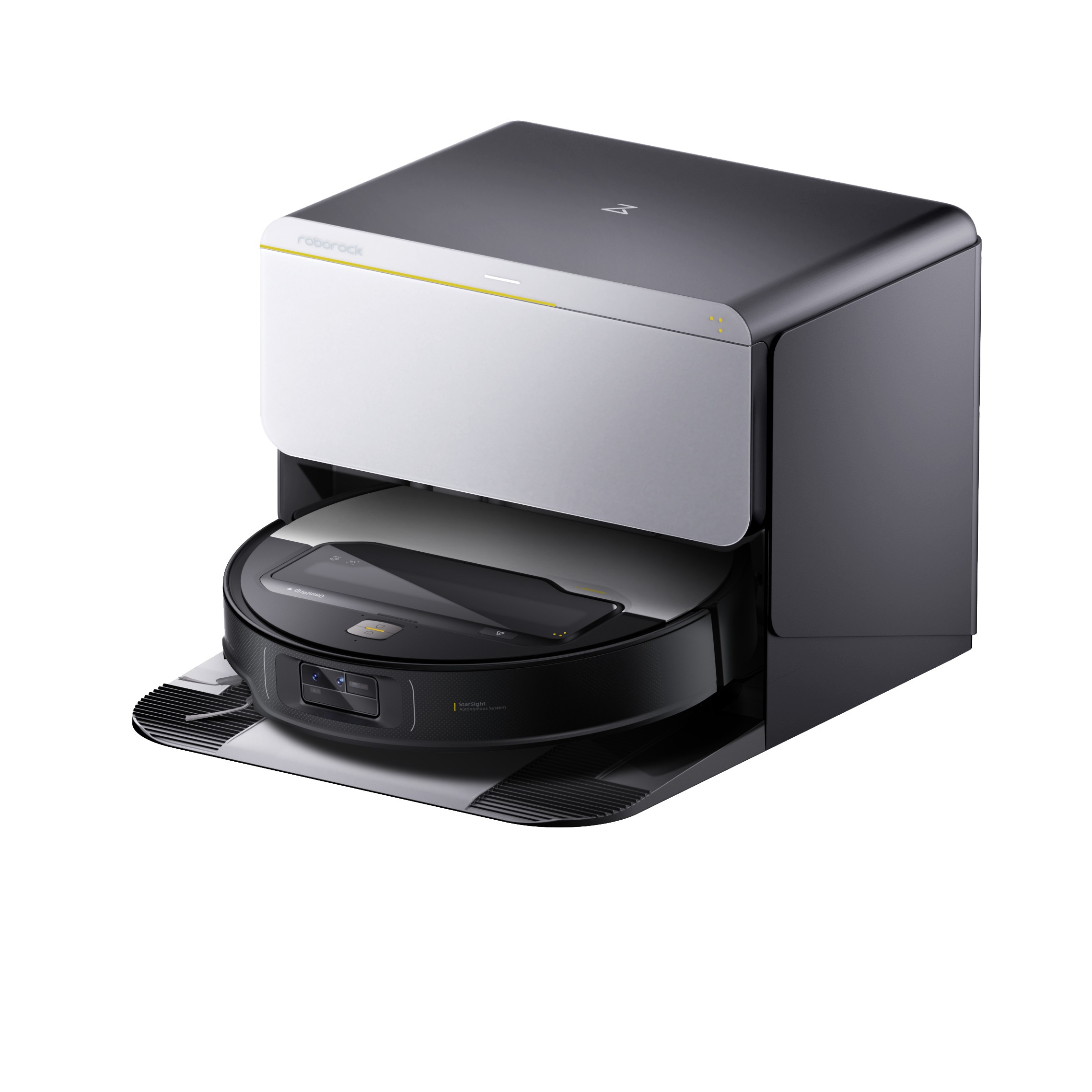 Roborock Saros Z70 R&D schwarz/silber Saugroboter mit Greifarm Selbstreinigungsstation Festwasser