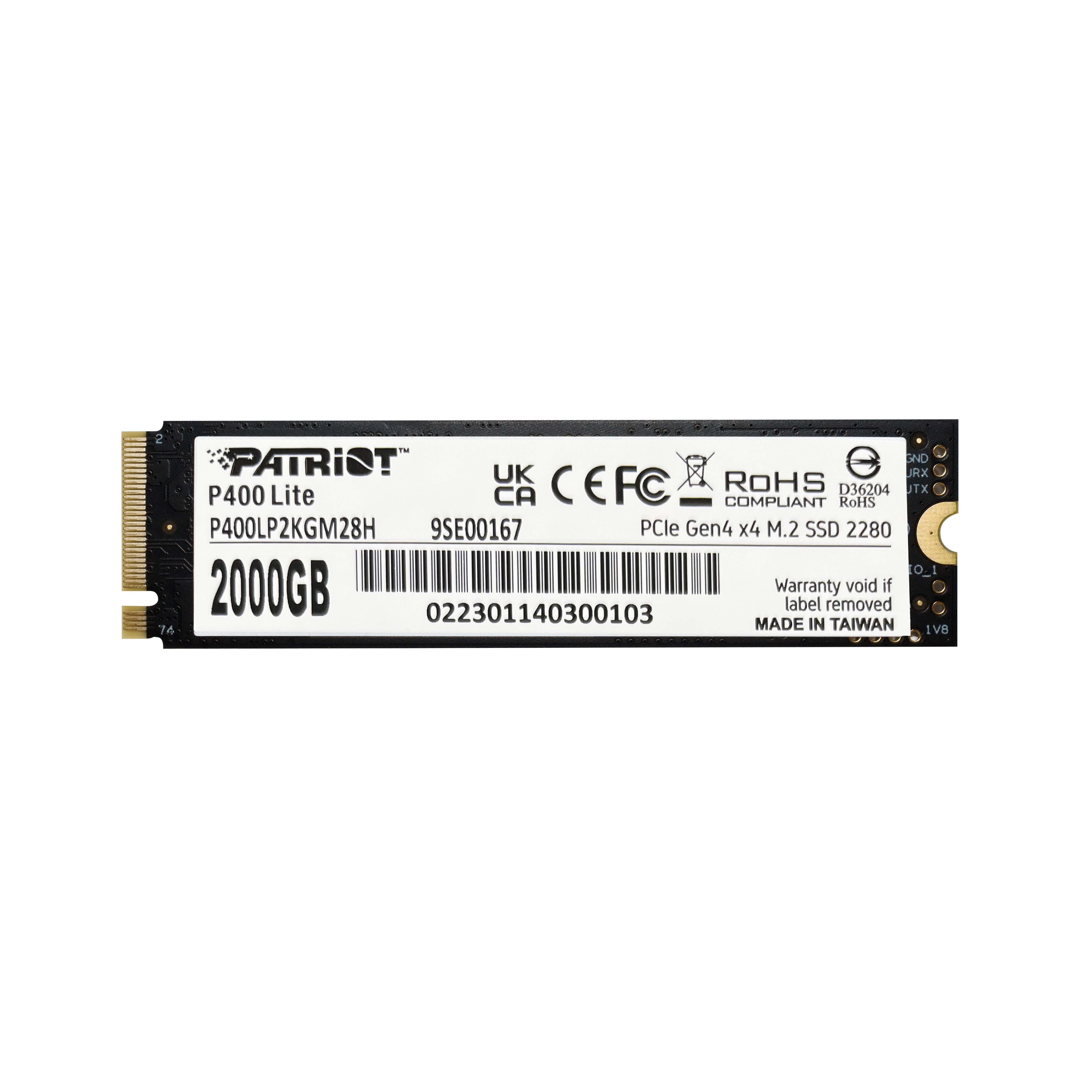 Patriot P400 Lite SSD 2TB NVMe M2 2280