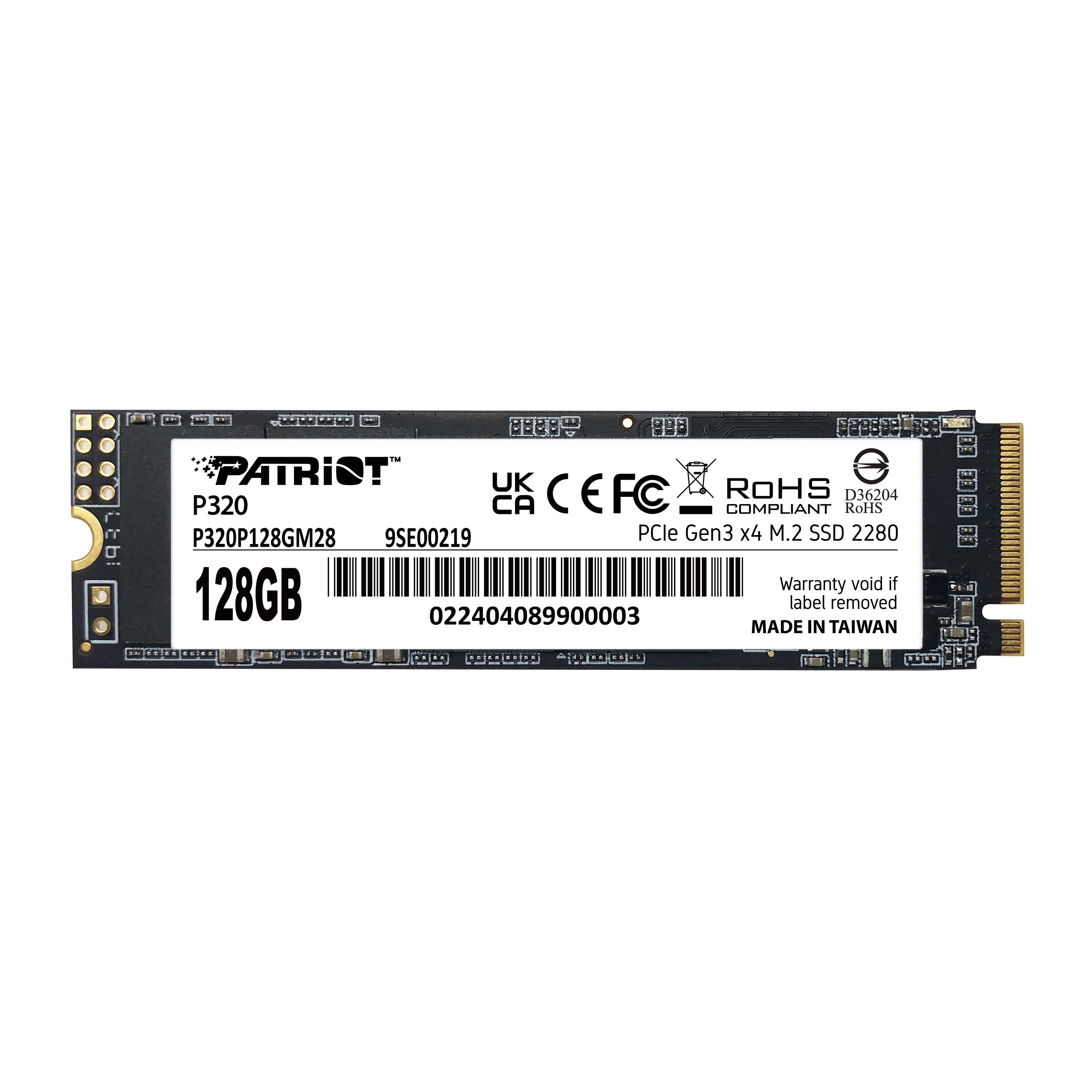 Patriot P320 SSD 128GB NVMe M2 2280