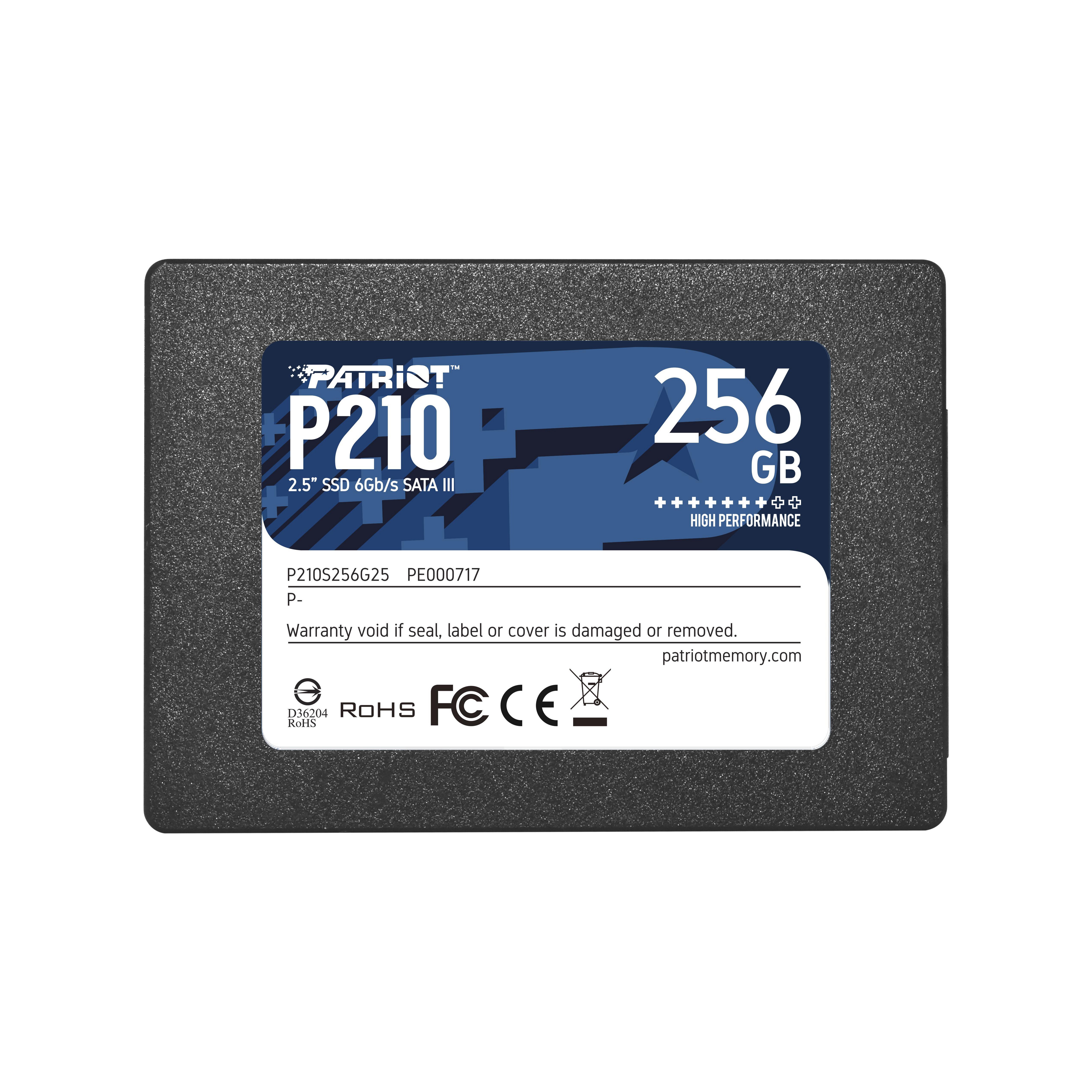 Patriot P210 SATA SSD 256GB 2,5 Zoll