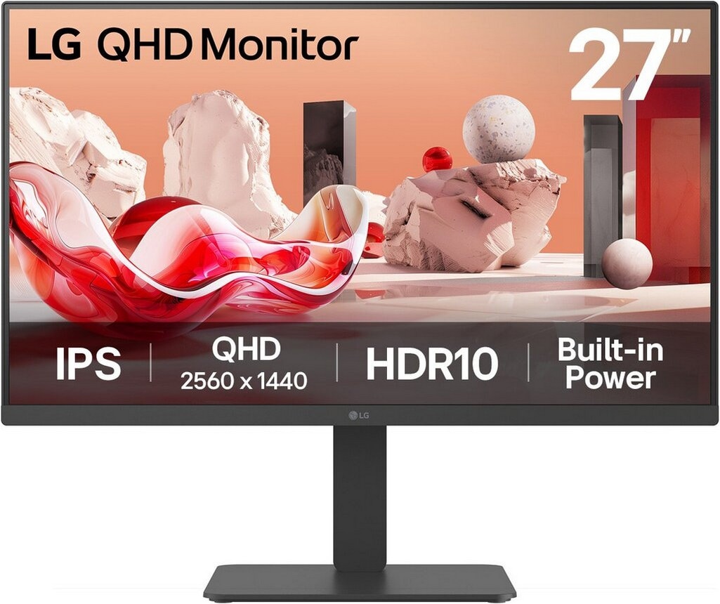 LG 27BA45QB-B 27" IPS Business Monitor - QHD IPS Panel Höhenverstellbar 150mm, EPEAT, Energy Star, TCO Certified - Bild 4