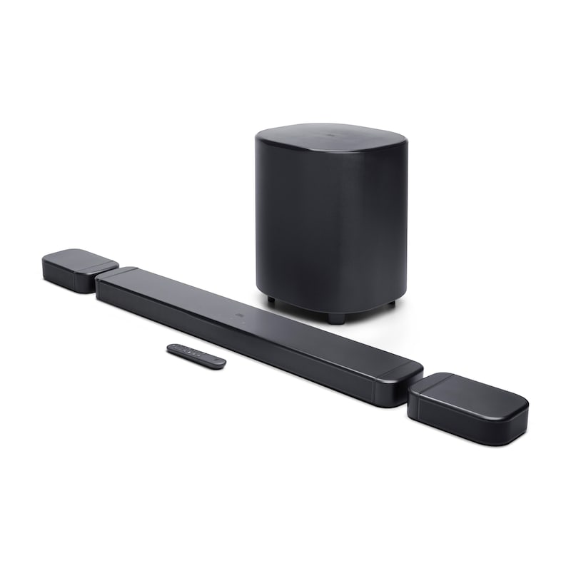 He Do günstig Kaufen-JBL Bar 800 Mk.2 7.1-Kanal Surround Soundbar mit abnehmbaren Lautsprechern und kabellosem Subwoofer schwarz. JBL Bar 800 Mk.2 7.1-Kanal Surround Soundbar mit abnehmbaren Lautsprechern und kabellosem Subwoofer schwarz <![CDATA[• True Dolby Atmos® Surround 
