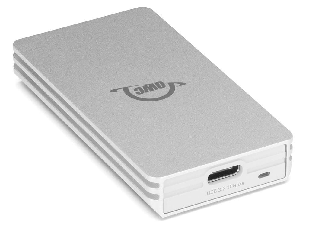 OWC Envoy 1 TB USB-C 3.1 (10Gb/​s) Silber externe Festplatte SSD