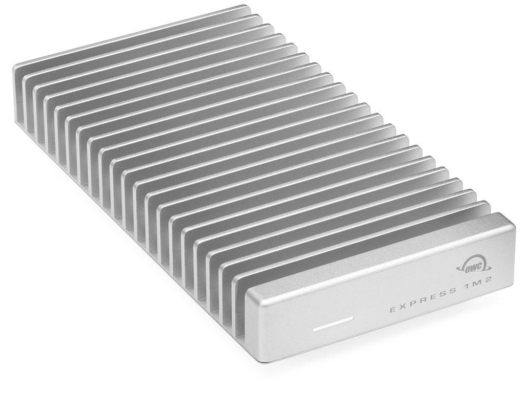 OWC Express Portable 1M2 2 TB USB4 (40Gb/​s) Silber externe Festplatte SSD