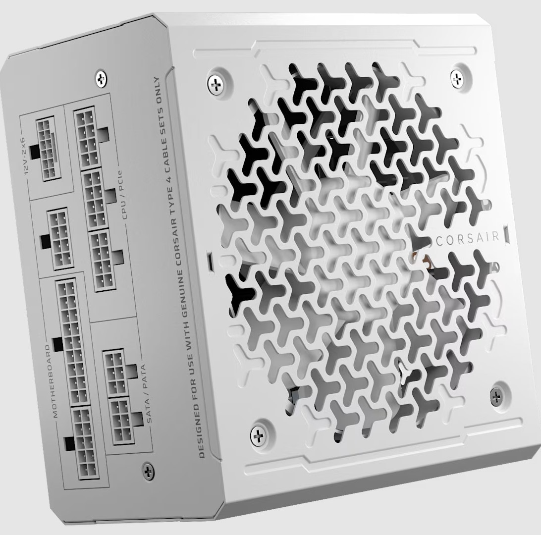 Corsair RM750e White 750 Watt Netzteil 80+ Gold ATX3.1 PCie5.1 (modular) 120mm