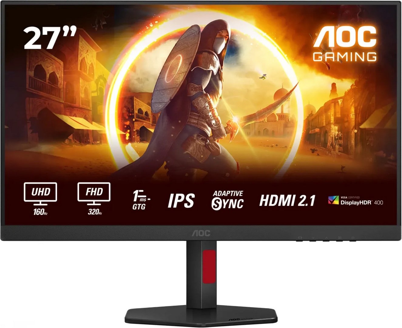 AOC U27G4R 27 Zoll 4K (DCI) IPS Panel 16:9 160 Hz Dual Mode Gaming Monitor