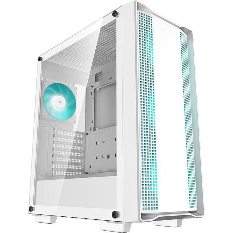 HDD günstig Kaufen-DeepCool CC560 V2 weiß Midi Tower Gehäuse ATX/mATX/Mini-ITX Glasfenster. DeepCool CC560 V2 weiß Midi Tower Gehäuse ATX/mATX/Mini-ITX Glasfenster <![CDATA[• Midi Tower Gehäuse, schwarz, leise und funktional • verstellbare HDD-Slots • Ab