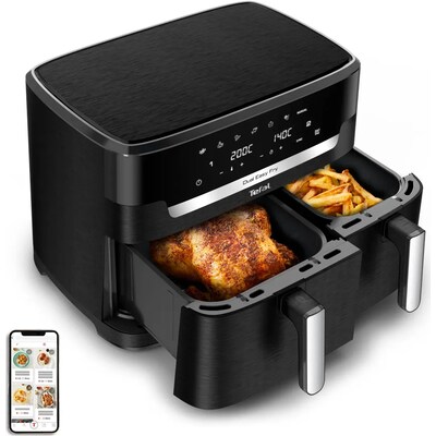 Tefal Dual Easy Fry XXL 11L Heißluftfritteuse EY9428