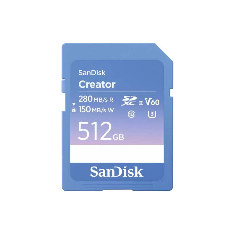 SAN 1 günstig Kaufen-SanDisk Creator 512GB SD-UHS-II-Karte Speicherkarte bis zu 280 MB/s. SanDisk Creator 512GB SD-UHS-II-Karte Speicherkarte bis zu 280 MB/s <![CDATA[• Speichertyp: SDXC (UHS-II) • Speicherkapazität: 512GB • Geschwindigkeitsklasse: V30 • max. Lese-/Schreibges