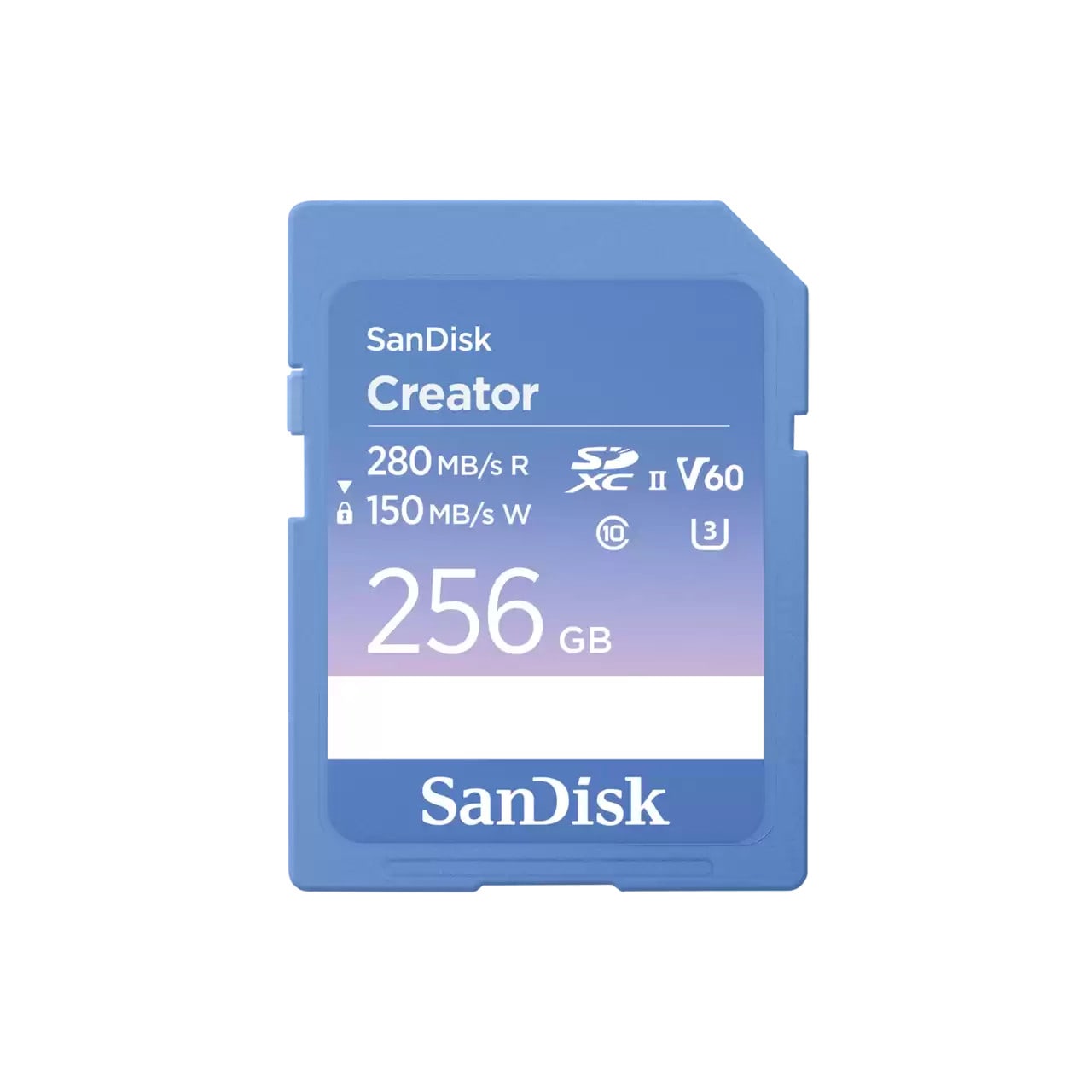 SANDISK Creator 256GB SD-UHS-II-Karte Speicherkarte bis zu 280 MB/s