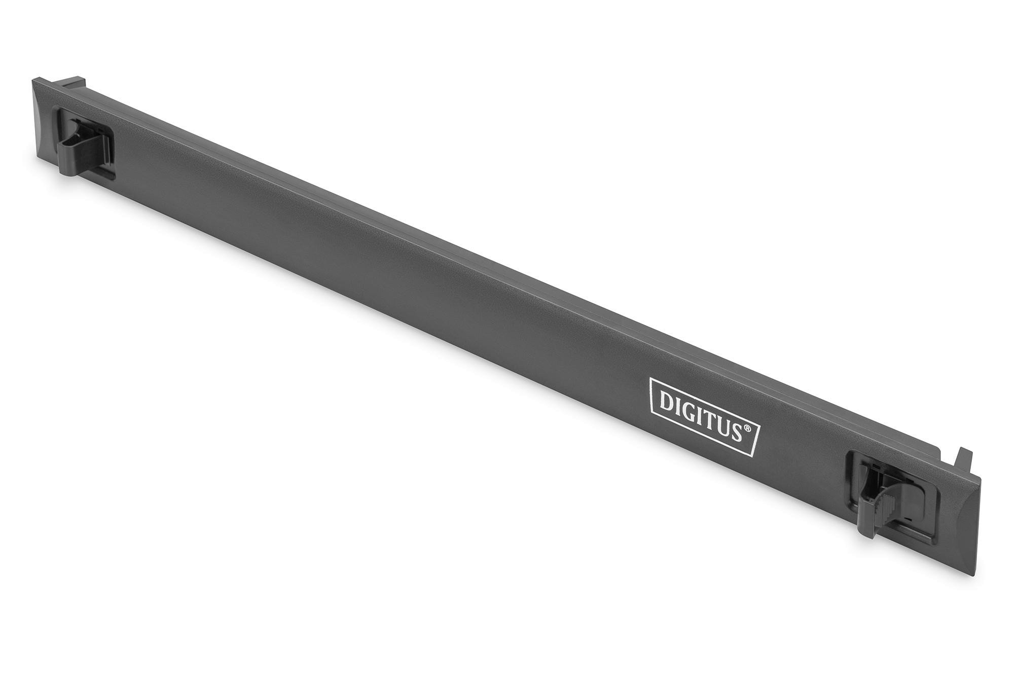 Digitus 1HE Kabelbürstenleiste für 483 mm (19") Netzwerk- und Serverschränke schwarz