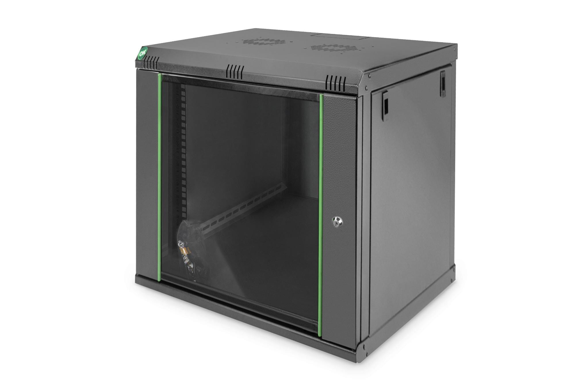 Digitus Wandgehäuse Dynamic Basic Serie 12HE- 600x450 mm (BxT) schwarz