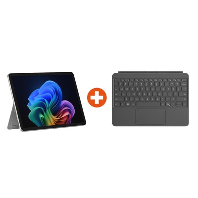 Microsoft Surface Pro Copilot+ PC 12" Snapdragon® X Plus 16GB/256GB UFS PixelSense LCD Platinum Win11 ohne Netzteil inkl. MS Surface Pro Keyboard Platinum/Slate