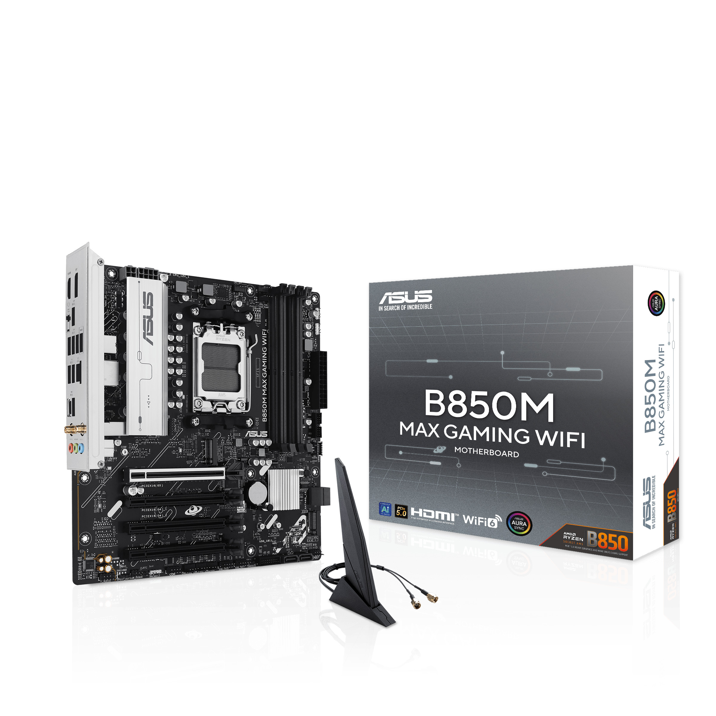 Asus B850m Max Gaming Wifi Micro-Atx Mainboard - Sockel Am5 90Mb1ll0-M0eay0 - Image 6