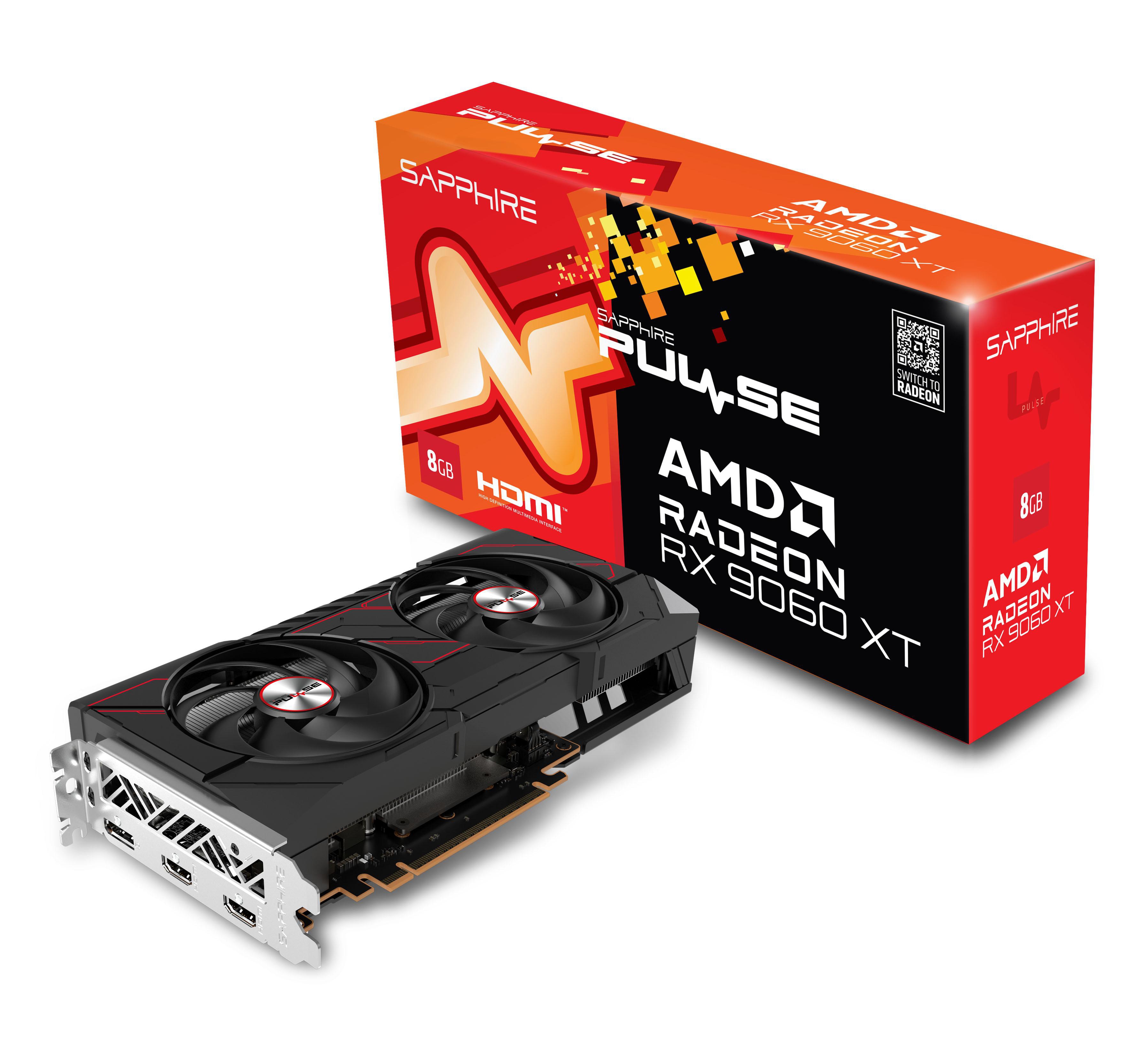 SAPPHIRE Radeon™ PULSE RX 9060 XT Grafikkarte 8 GB