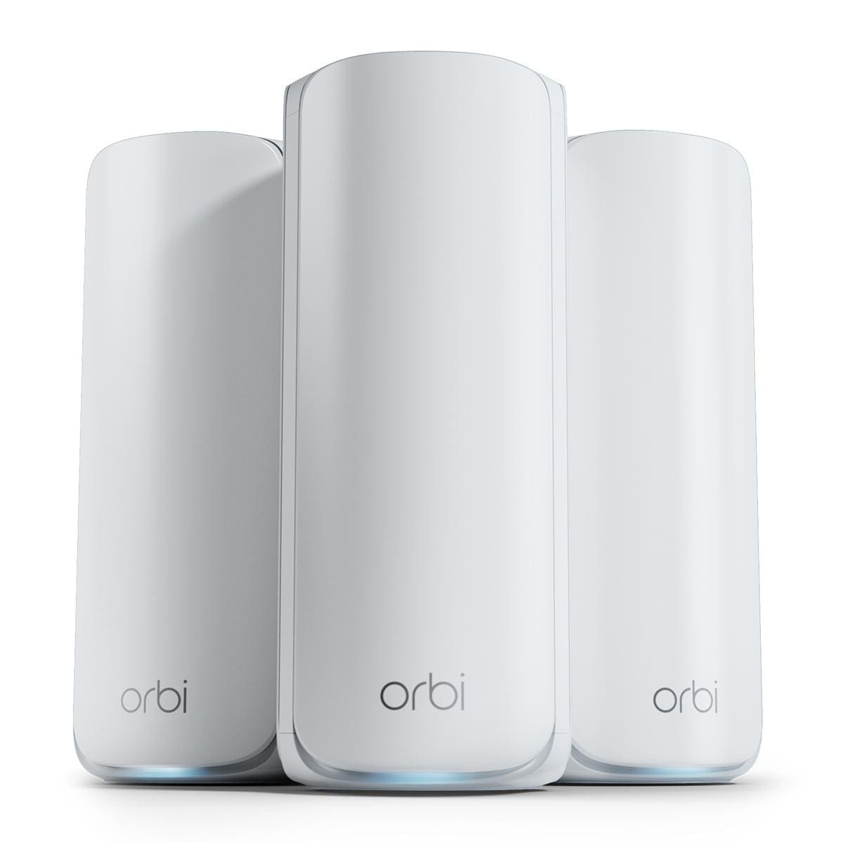 NETGEAR Orbi 770-Serie Tri-Band WiFi 7 Mesh Zusatzsatellit (RBE770) – kompatibel mit Orbi RBE772 und RBE773 – Abdeckung bis 180 m² – 2,5-Gig-Internetanschluss, BE11000 802.11be (bis zu 11 GBit/s)