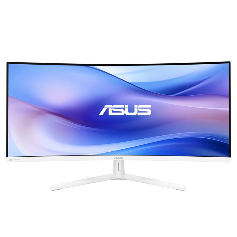 ASUS VU34WCIP-W 34" Curved WQHD Monitor - VA Panel, 100Hz, 4ms, USB-C PD65W, 21:9