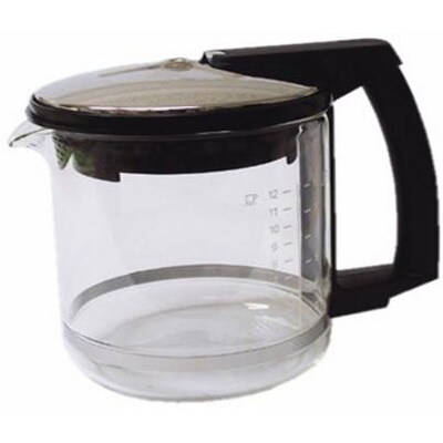 Krups Glaskanne F0464210F mit Deckel schwarz