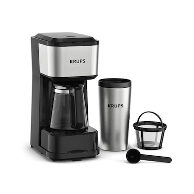 Krups KM207D Simply Brew™ Filterkaffeemaschine schwarz