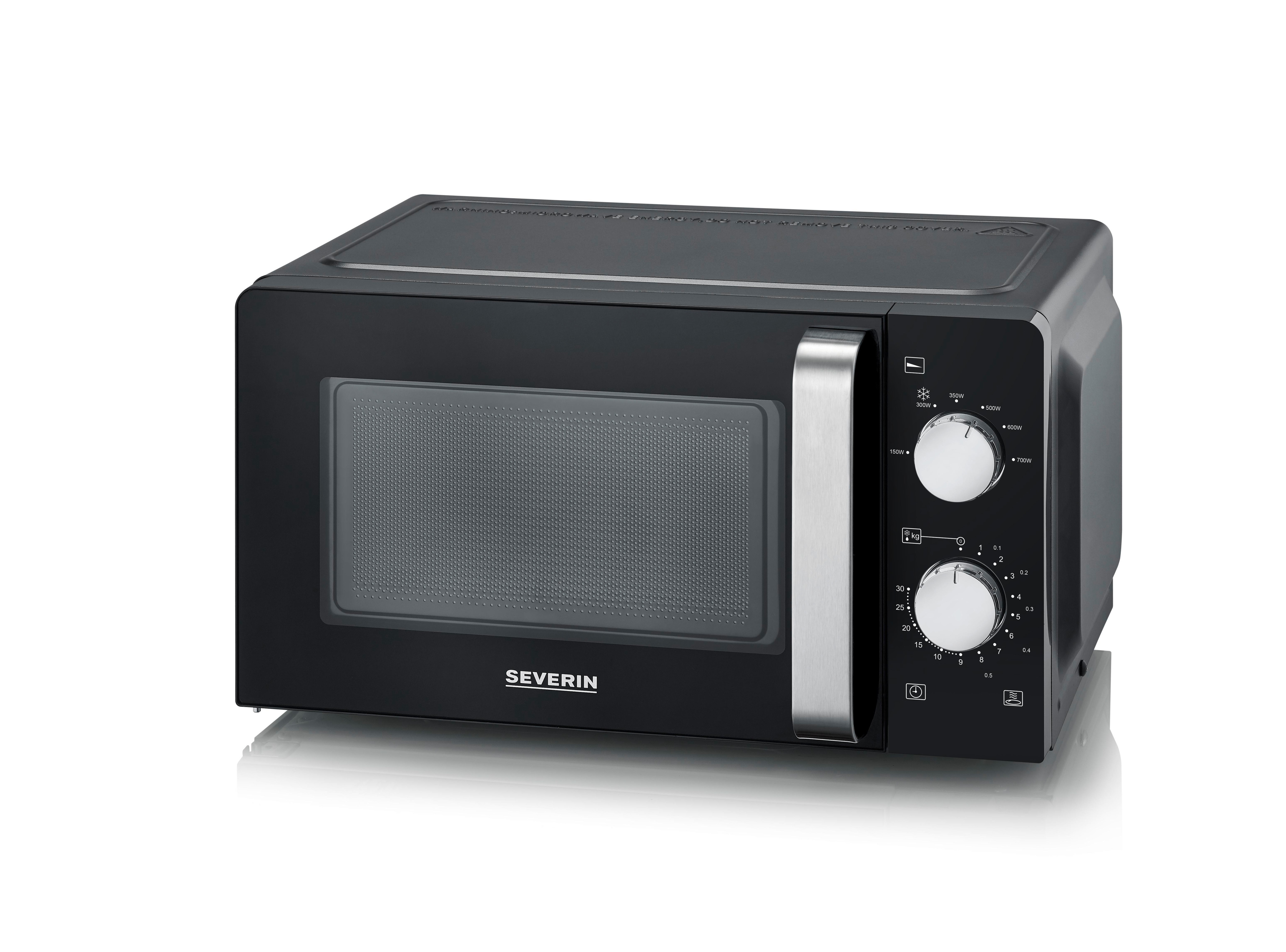 Severin MW 7886 Mikrowelle Solo ca. 700 W, ca. 17 Liter, schwarz