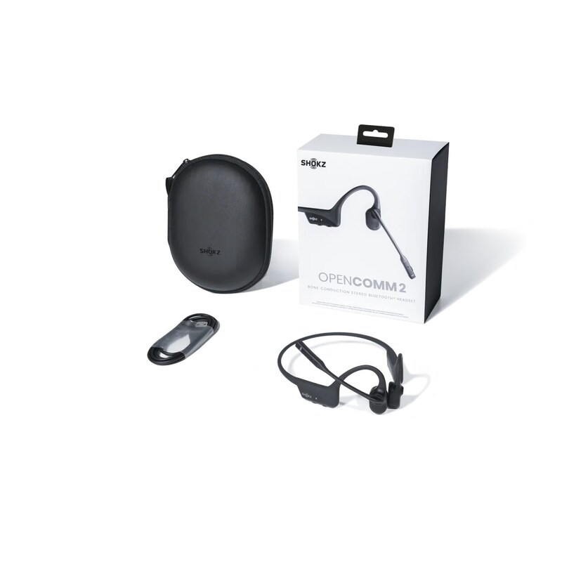 In Too günstig Kaufen-Shokz OpenComm2 2025 Knochenschall-Headset schwarz. Shokz OpenComm2 2025 Knochenschall-Headset schwarz <![CDATA[• Typ: Knochenschall Kopfhörer - offen • Übertragung: Bluetooth, Farbe: Schwarz • Besonderheiten: Noise-Cancelling • maximale Akkulaufzeit: 16h