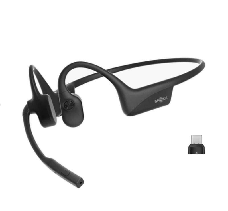 Shokz OpenComm2 2025 UC Knochenschall-Headset schwarz inkl. USB-C Dongle