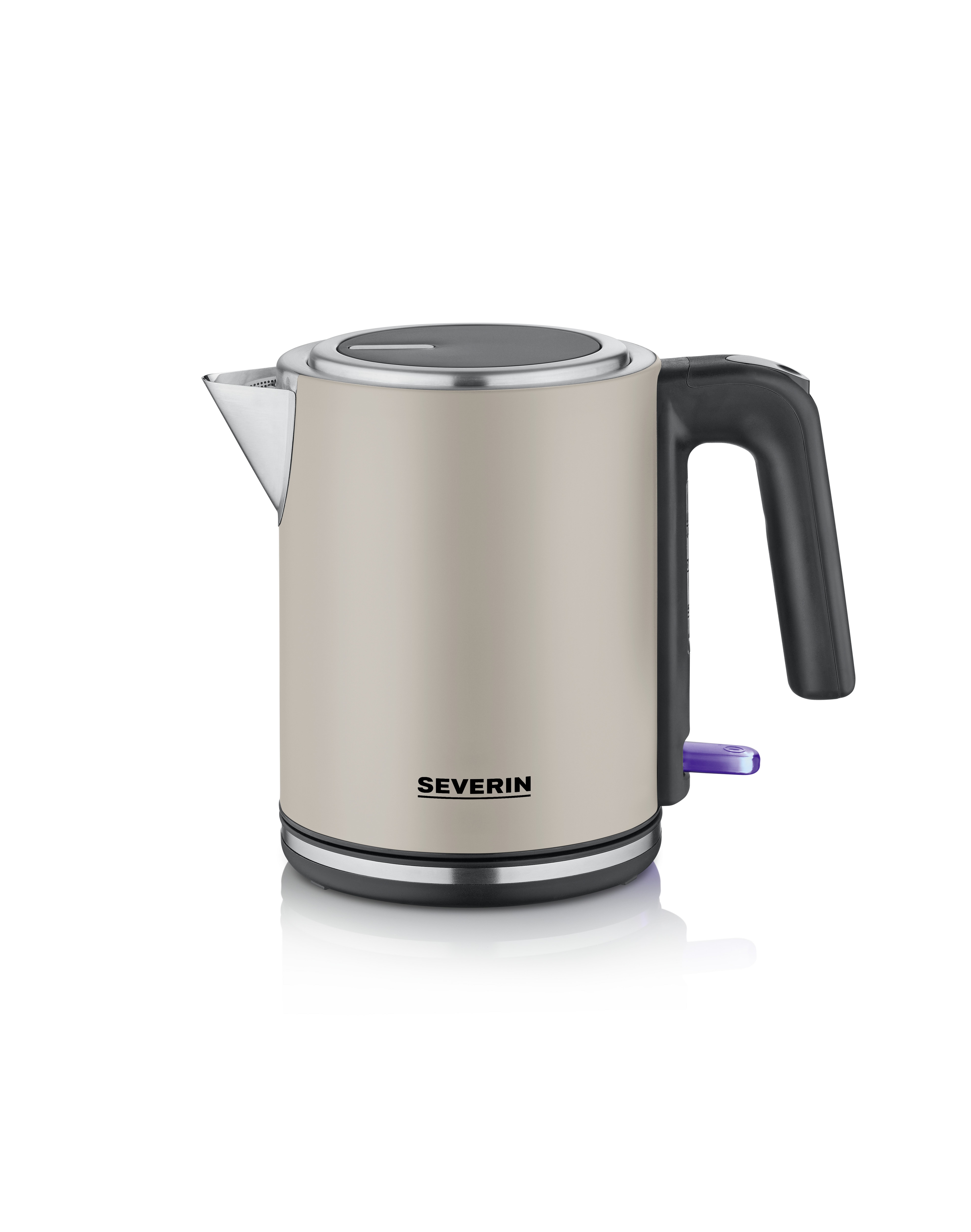 Severin WK 9577 Wasserkocher 2200W 1l beige/schwarz
