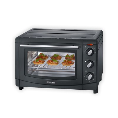 Severin TO 2067 Back und Toastofen 1500W schwarz