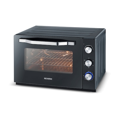Severin TO 2073 Back und Toastofen XXL 2200W schwarz