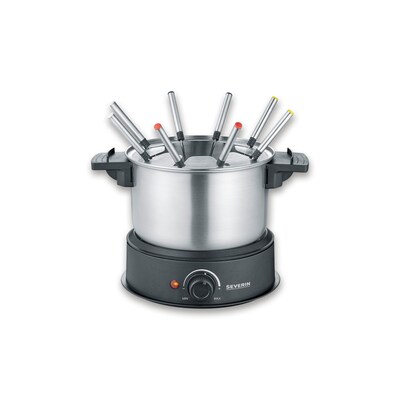 Severin FO 2470 Fondue 1500 W Edelstahl schwarz