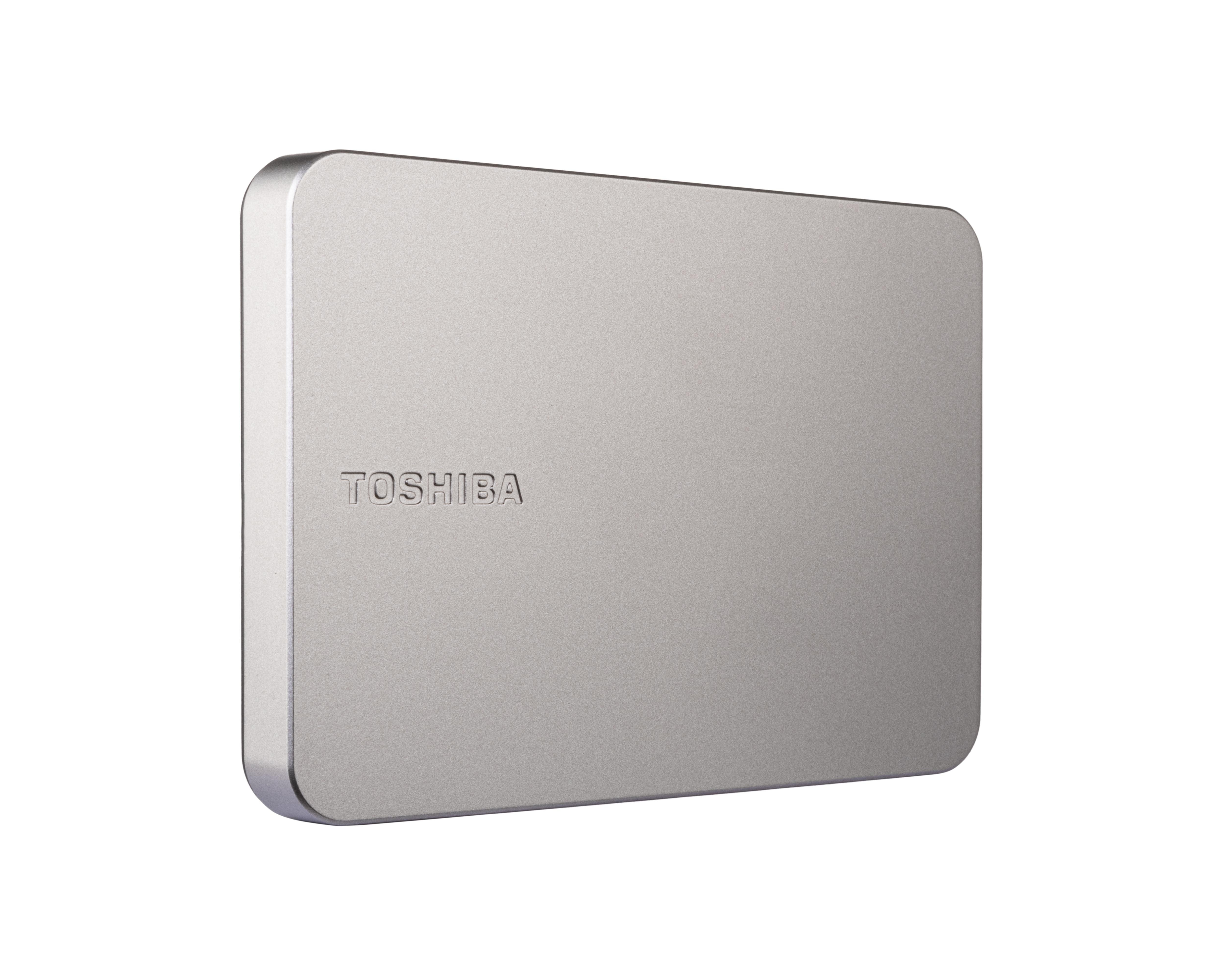 Toshiba Canvio Flex 2 TB externe Festplatte (HDD) USB-C Silber