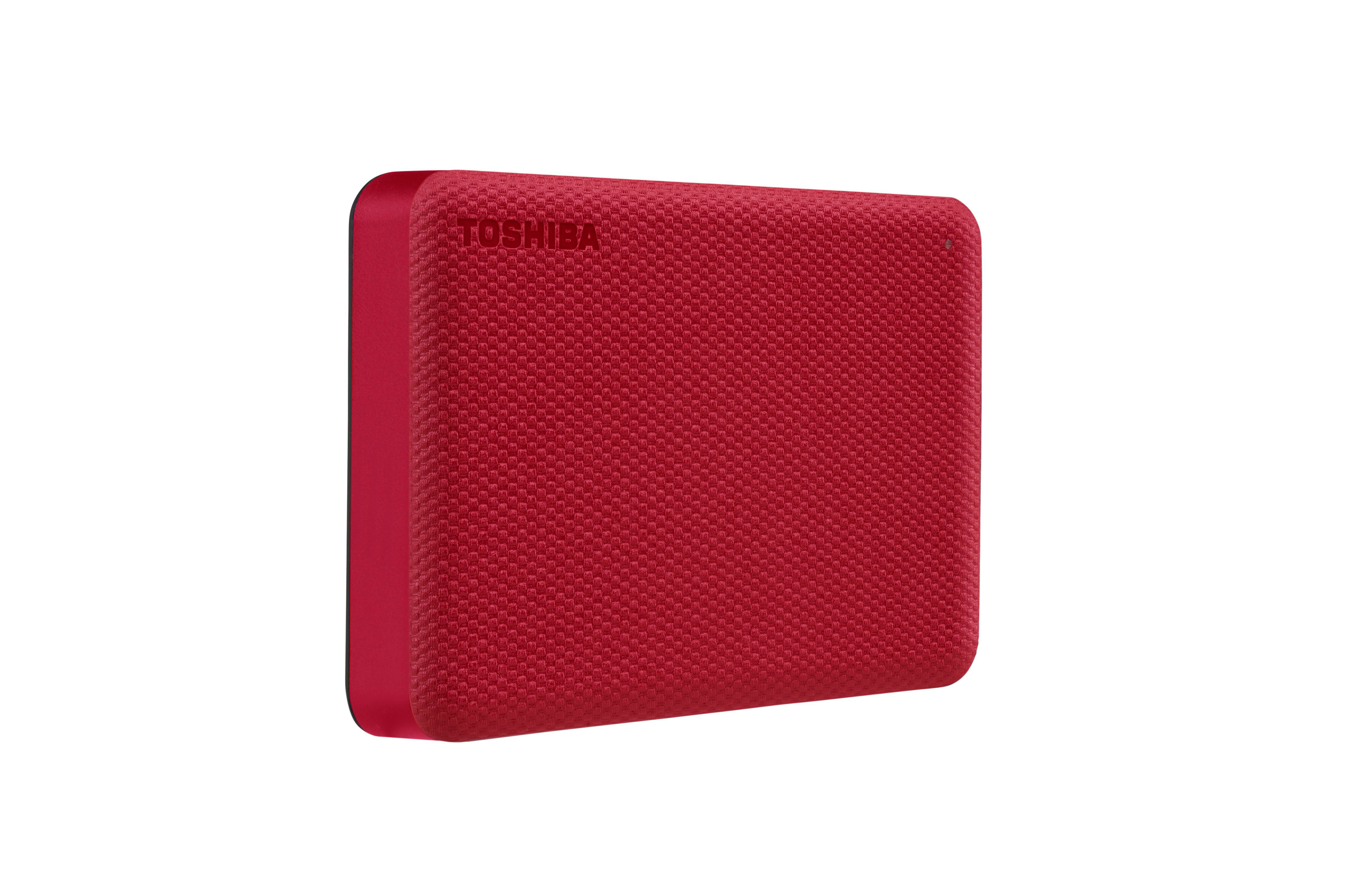 Toshiba Canvio Advance 4 TB externe Festplatte (HDD) Rot