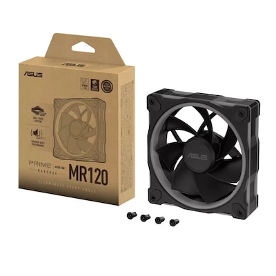 Image of ASUS PRIME MR120 ARGB Reverse Gehäuselüfter schwarz, 120 mm, PWM